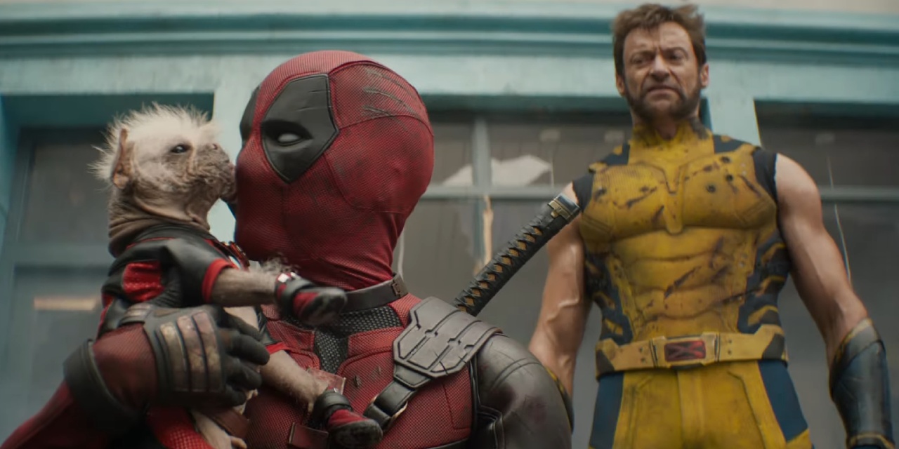 Deadpool e Wolverine in una scena con Dogpool