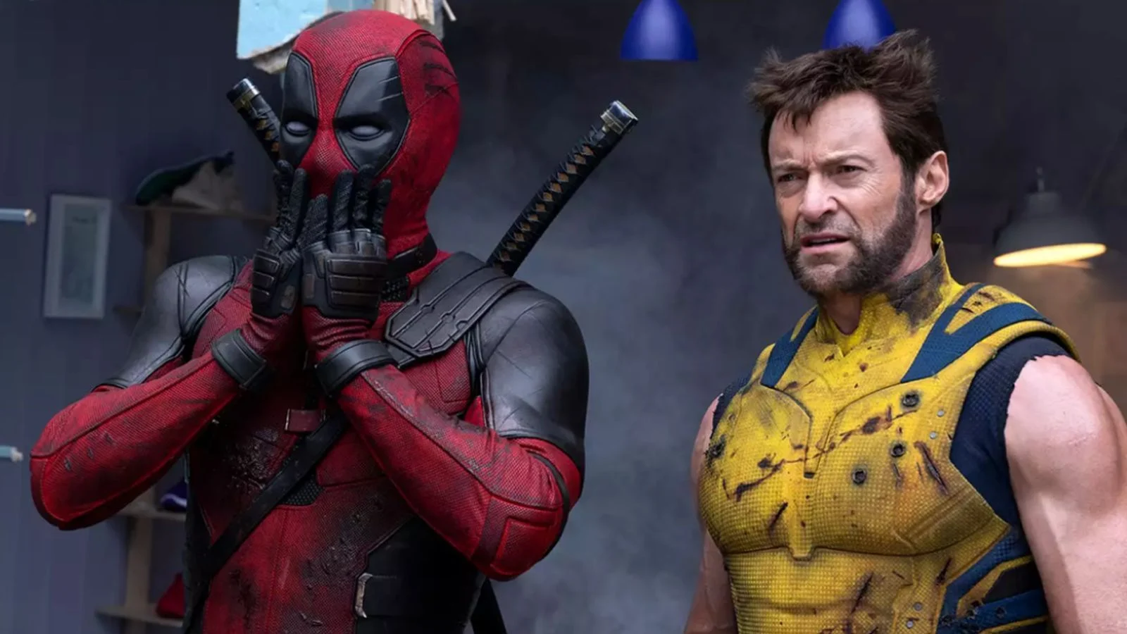 Deadpool & Wolverine, frame del film con Ryan Reynolds e Hugh Jackman