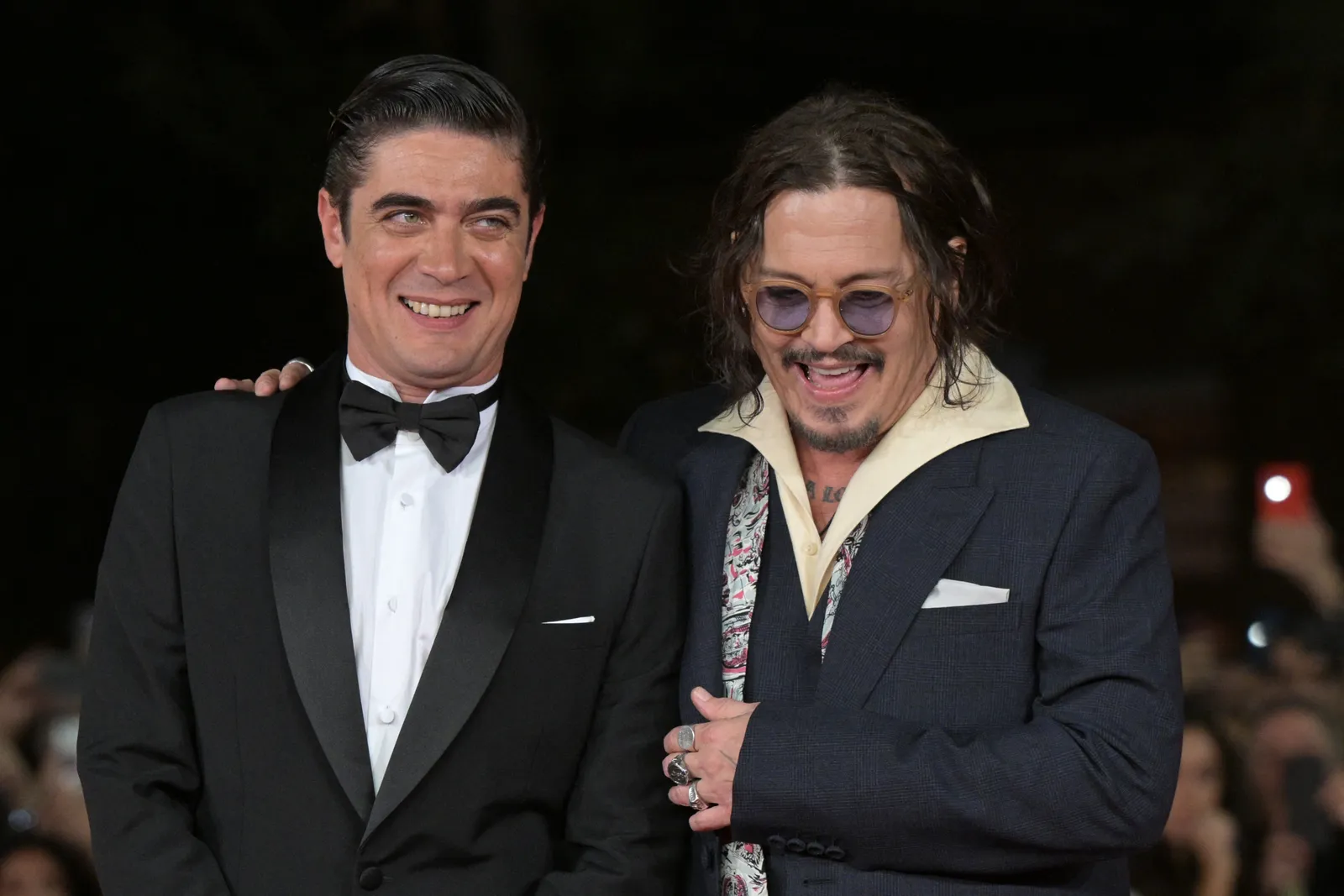 Johnny Depp e Riccardo Scamarcio alla Festa del Cinema di Roma