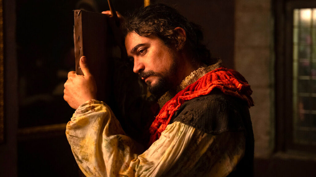 Riccardo Scamarcio, il Caravaggio ne "L'ombra di Caravaggio"