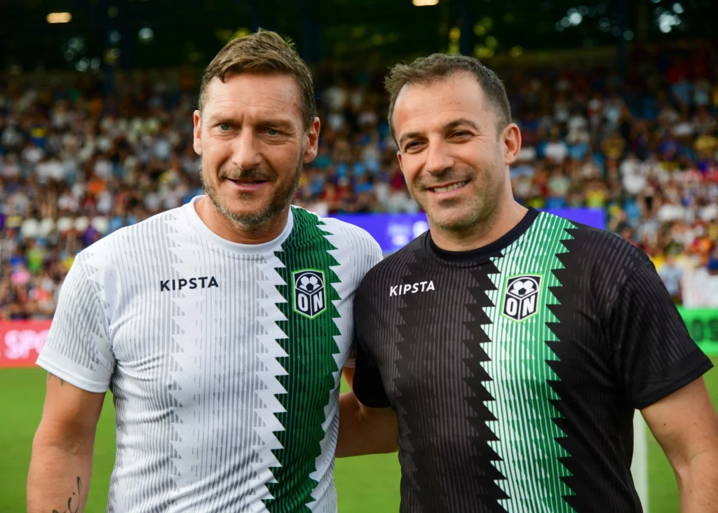 Francesco Totti e Alessandro Del Piero